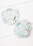 Coated Floral Earrings