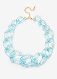 Chain Link Resin Necklace