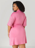 Love To Sleep 3 Pc Lace Paneled Set