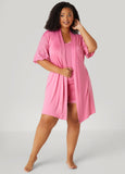 Plus Size Love To Sleep 3 Pc Lace Paneled Set