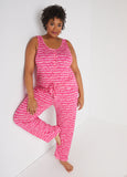 Bebe Logo Print Pajama Set