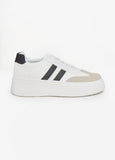 Striped Low Top Sneakers