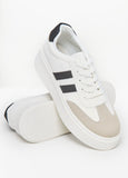Striped Low Top Sneakers