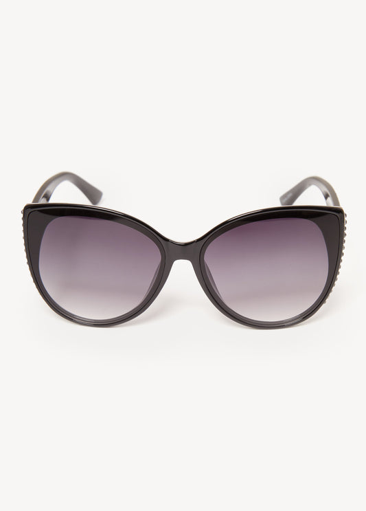 Crystal Cat Eye Tinted Sunglasses