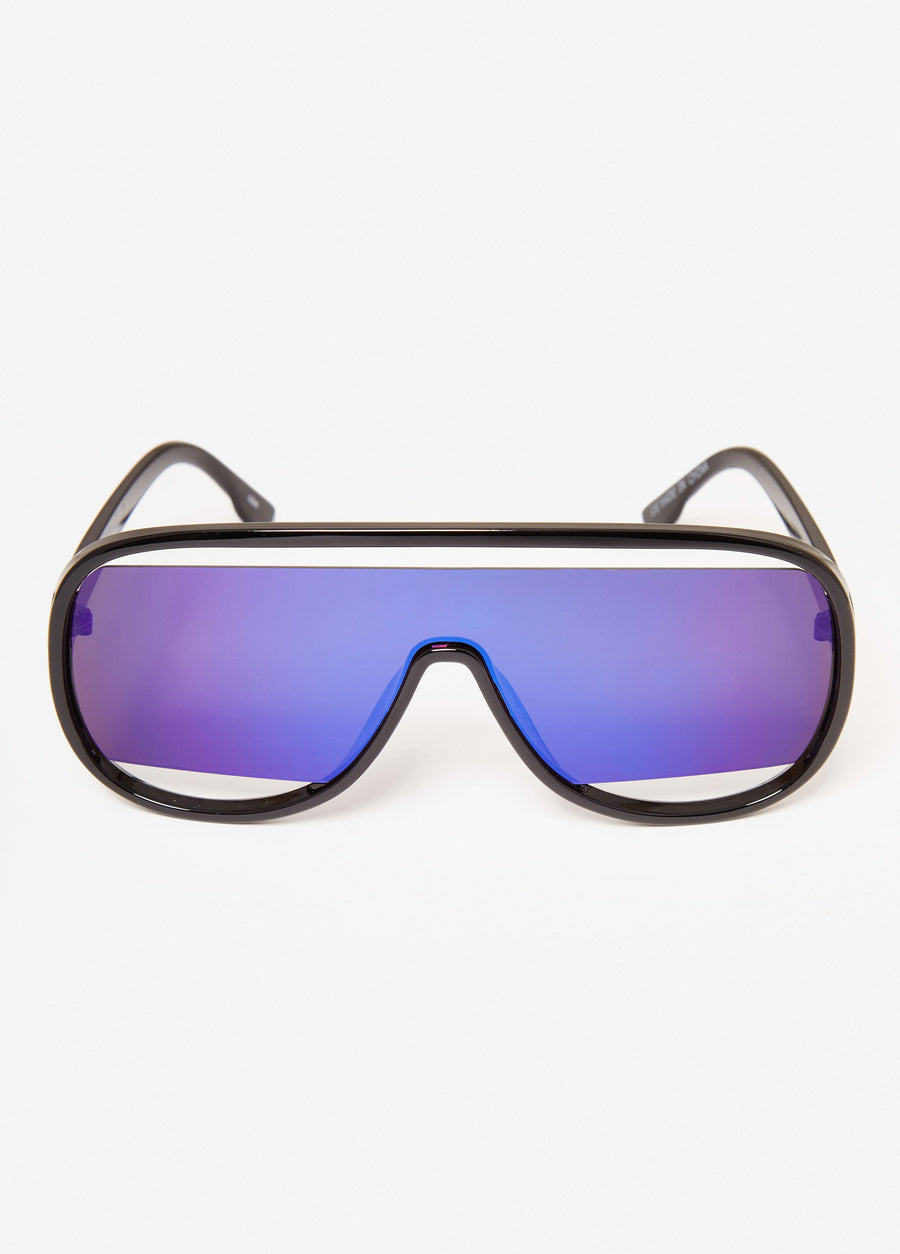 Trendy Cutout Shield Sunglasses Affordable Women Tinted Shades