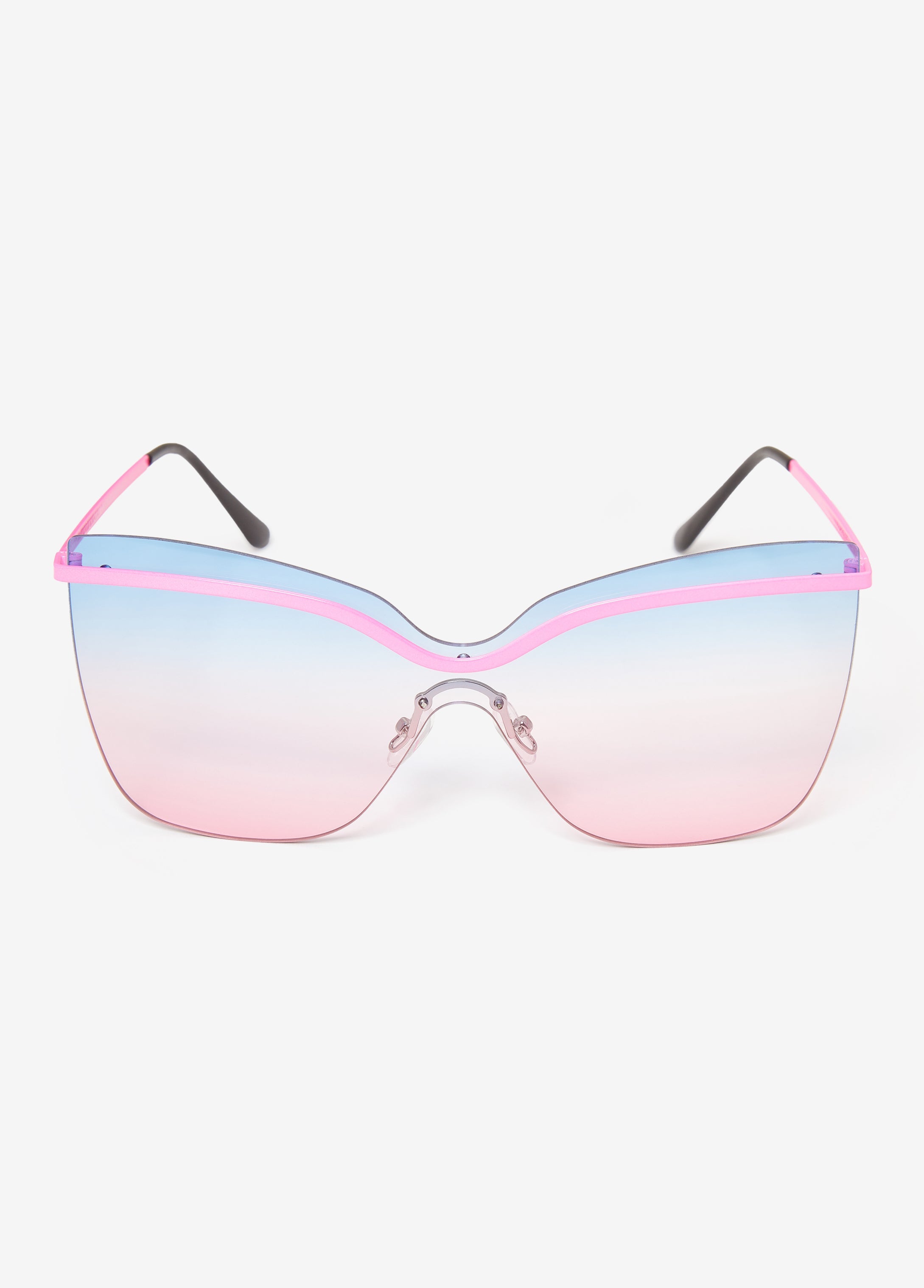 Rimless Ombre Sunglasses