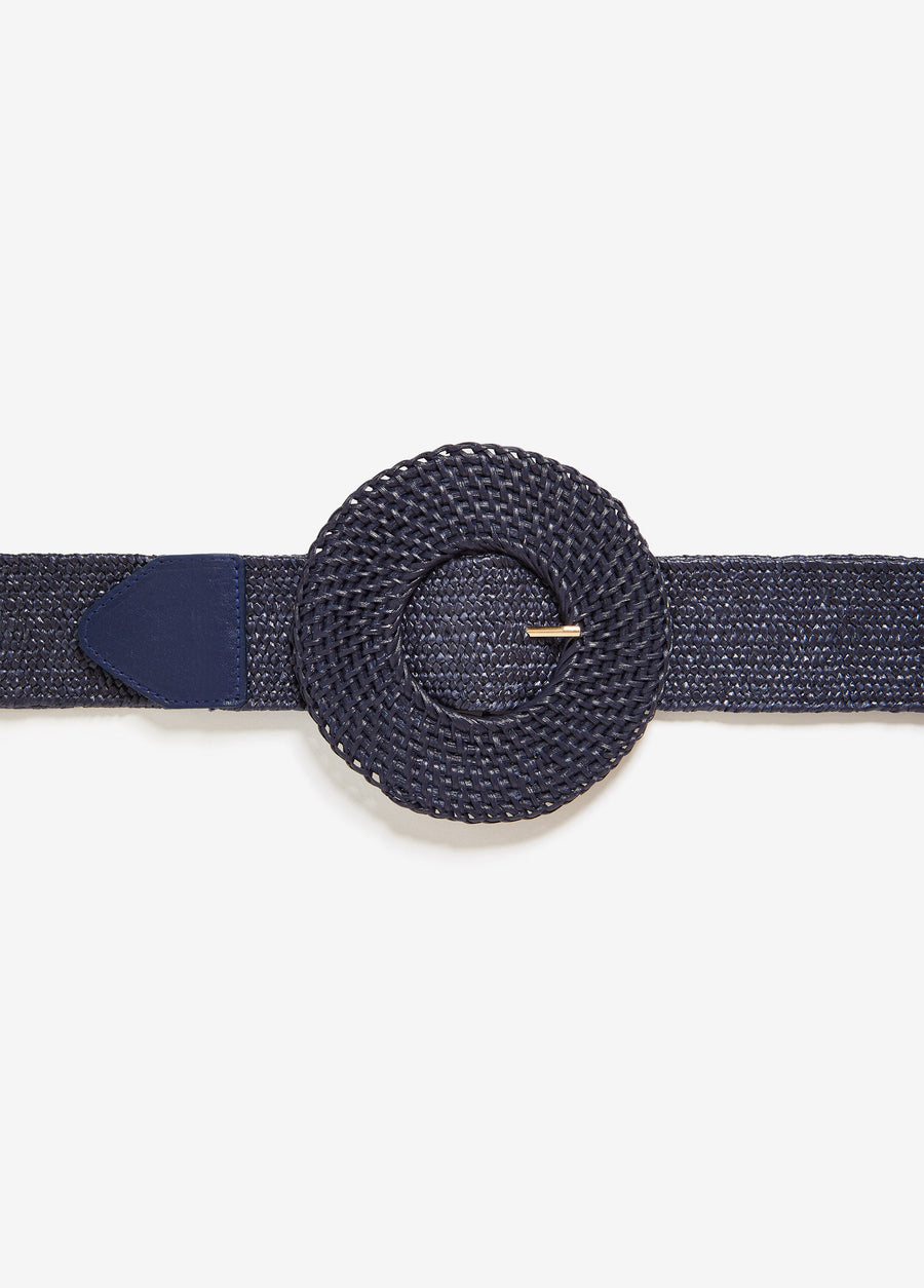 Raffia Stretch Belt