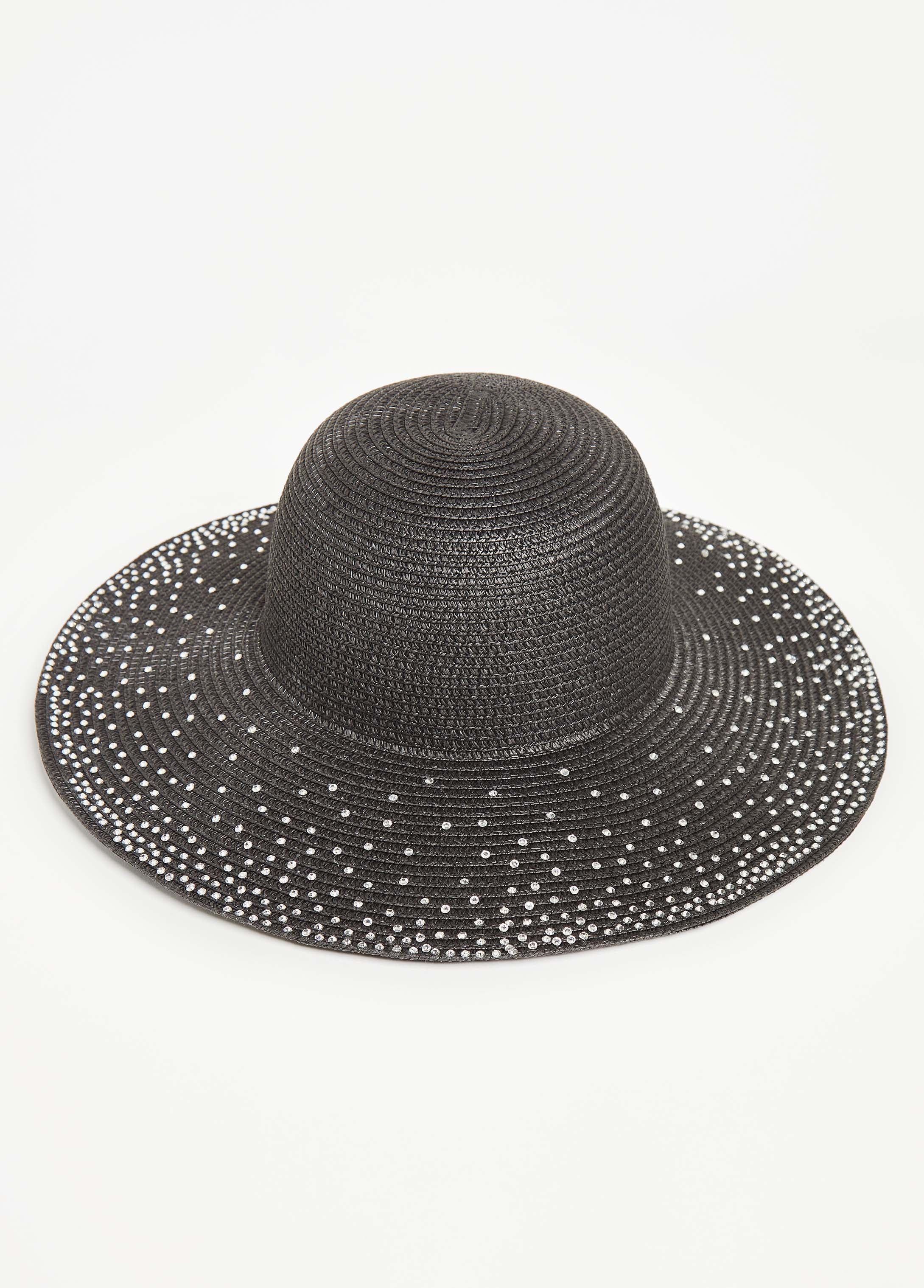 Crystal Straw Hat