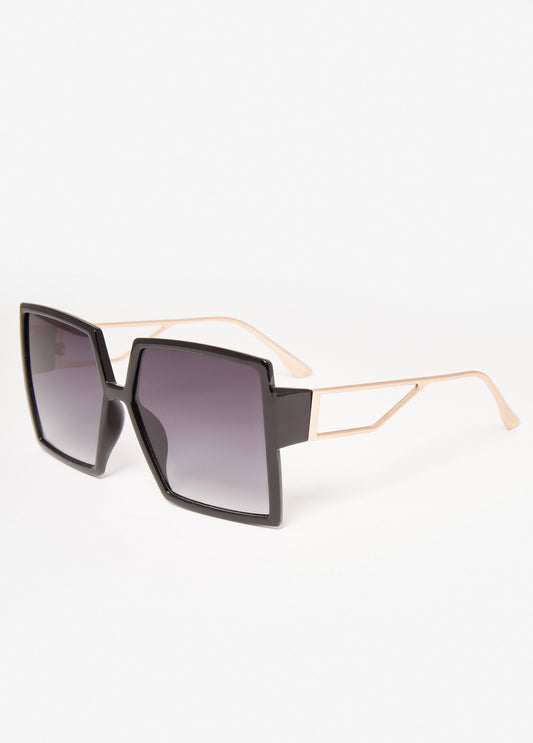 Oversized Square Framed Sunglasses