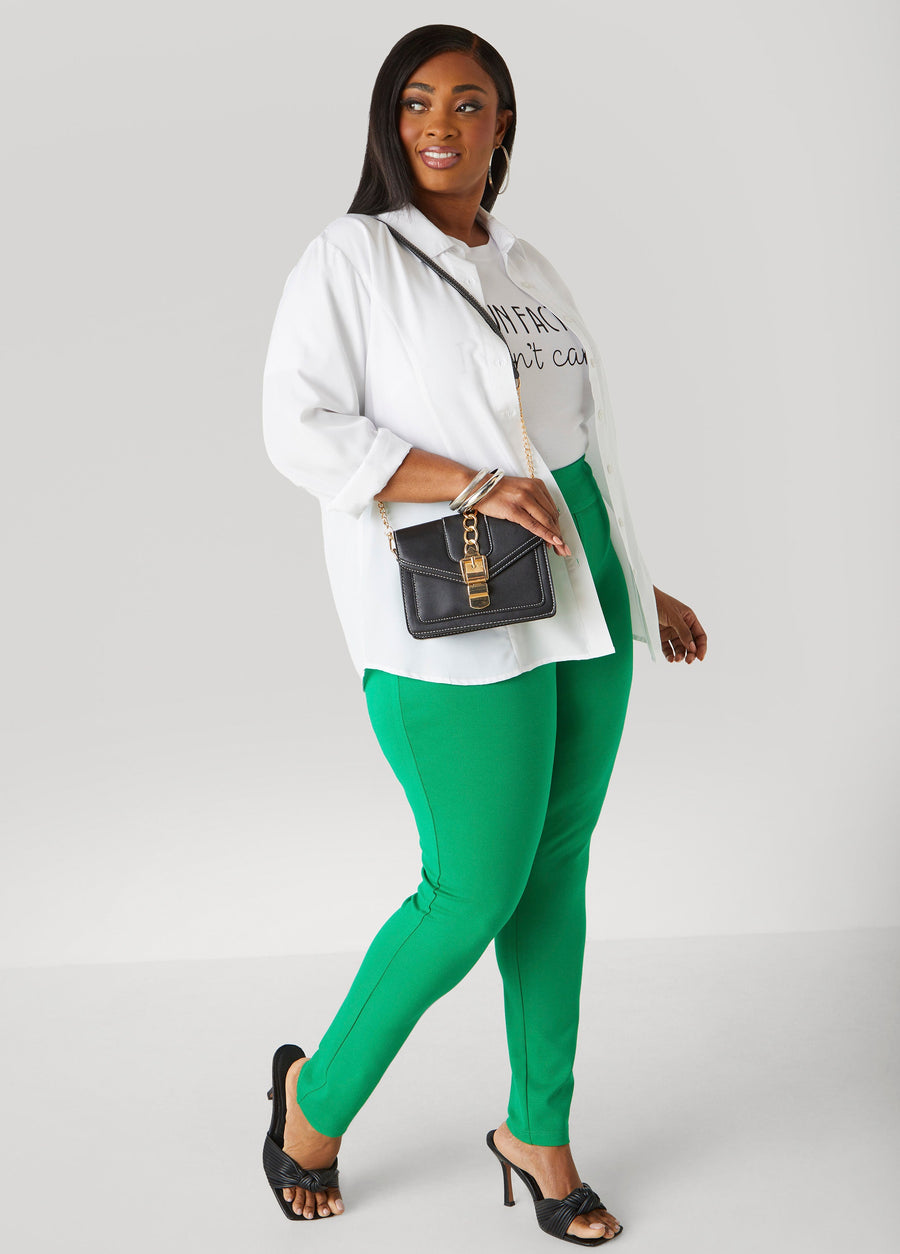 Chain Trimmed Crossbody Bag