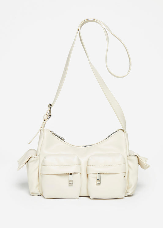 Faux Leather Cargo Bag
