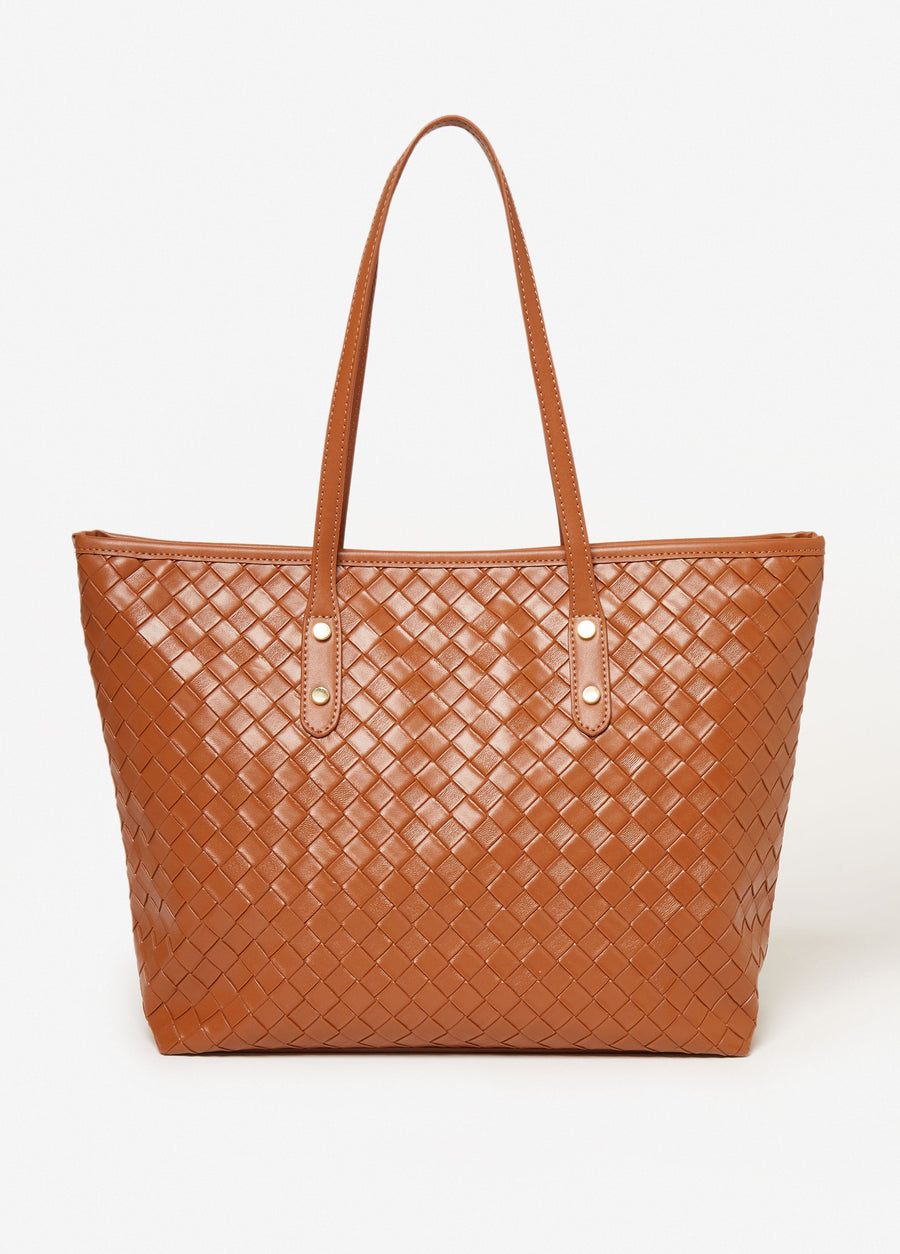 Basketweave Tote