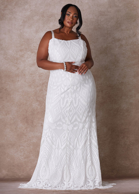 Plus Size Wedding Gown Plus Size Full Length Gown Bridal Fashion	