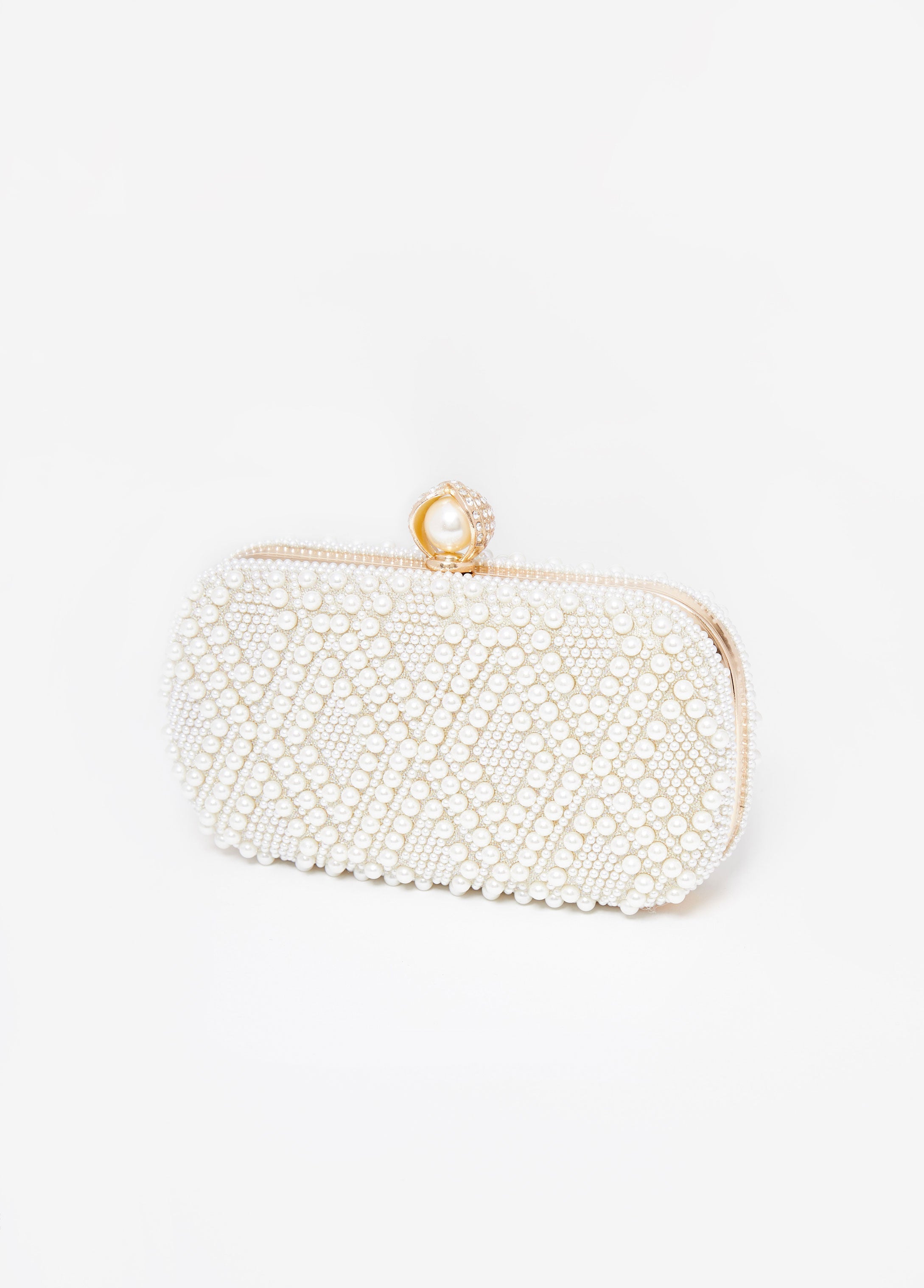 Trendy faux pearl clutch evening bags affordable luxury shoulder bag