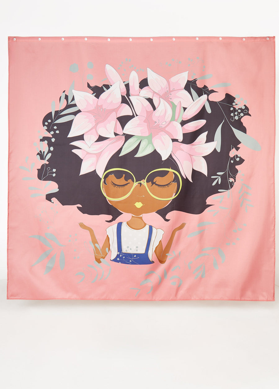 Pardon My Fro™ Lily Shower Curtain