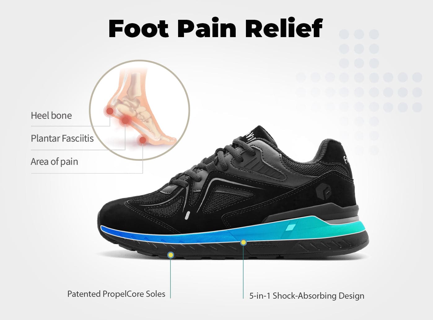 FitVille Women's Rebound Core Walking Shoes V1 - 19