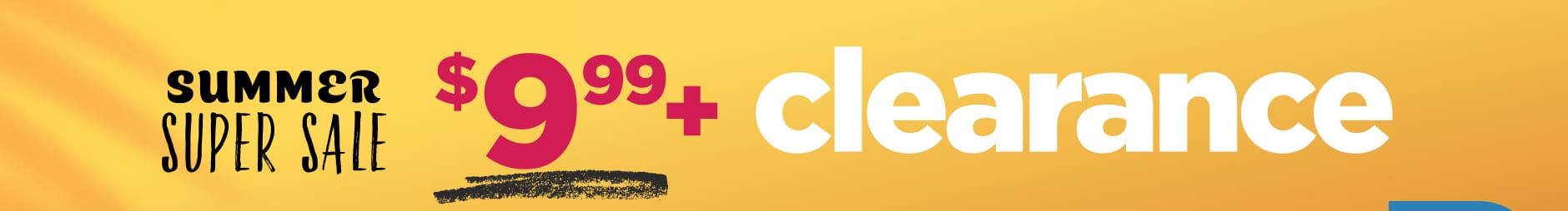 Shop $9.99 + Clearance
